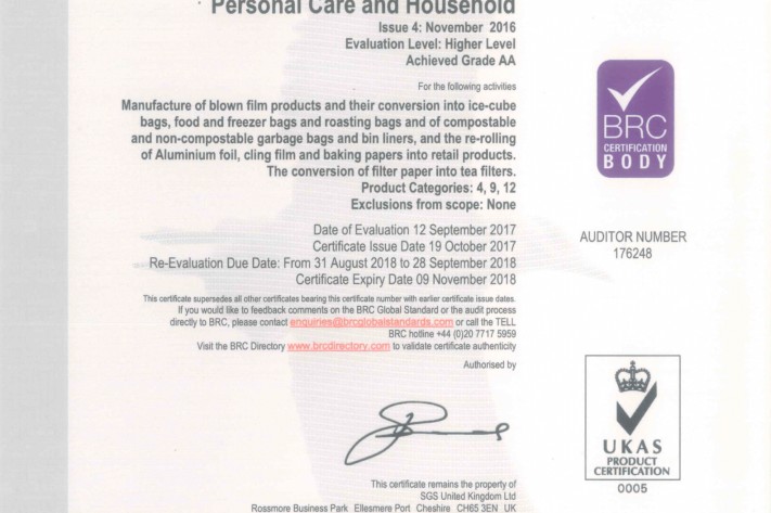 BRC Global Standard BRC Global Standard