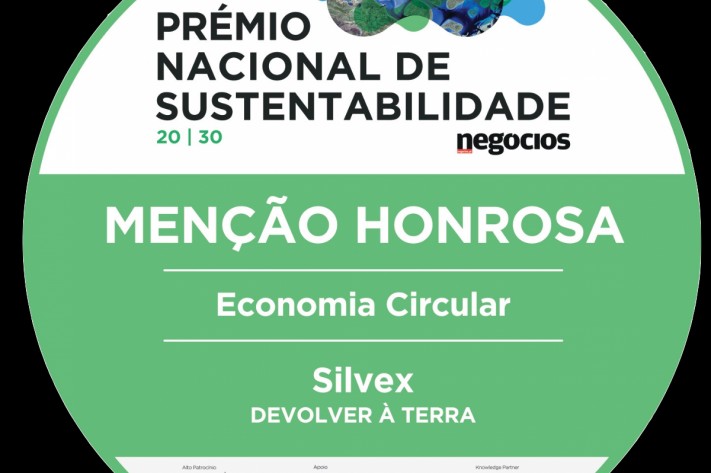 Menção Honrosa Prémio Nacional de Sustentabilidade Menção Honrosa Prémio Nacional de Sustentabilidade