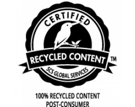 Certified Recycled Content Certified Recycled Content