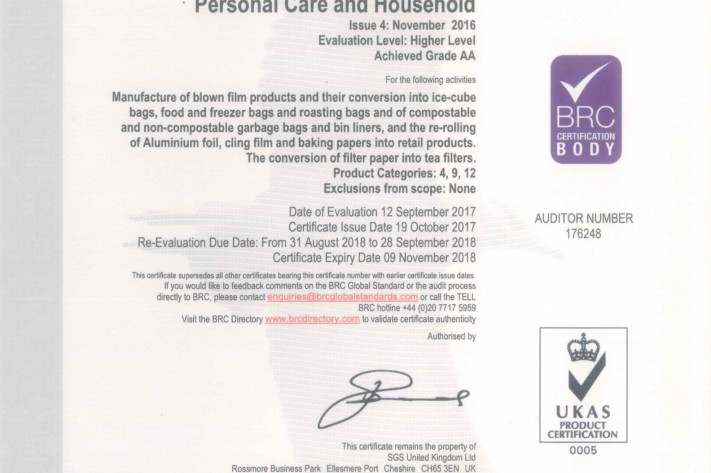 BRC Global Standard BRC Global Standard